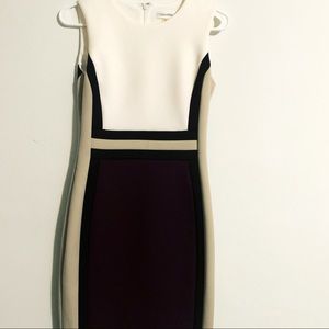Calvin Klein color block dress